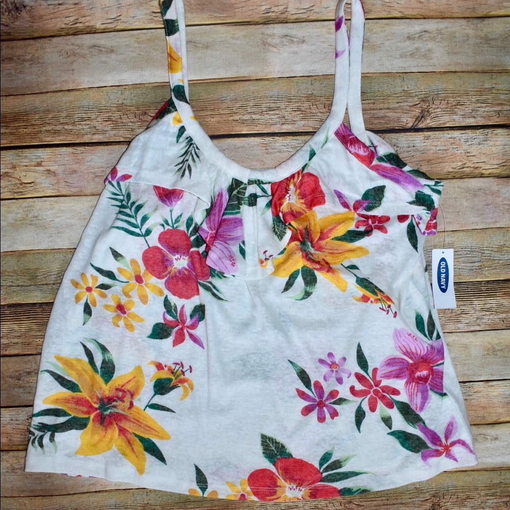 NWT Old Navy floral tank top